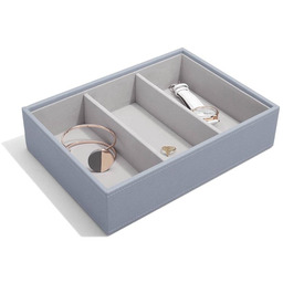 Stackers Organizer na zegarki/akcesoria (niebieski) Classic