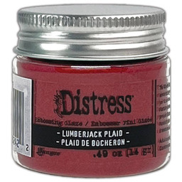 Puder do embossingu Lumberjack Plaid - Ranger czerwony