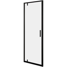 Czarne drzwi prysznicowe uchylne 70 cm Solid DSPA