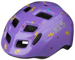 Kellys, Kask dziecięcy rowerowy, ZIGZAG, fioletowy, rozmiar XS