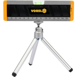 Vorel POZIOMNICA LASEROWA MINI L-170 MM Z PODŚWIETLANYMI