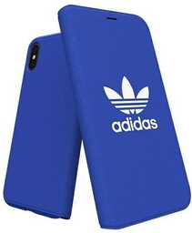 Adidas Booklet Case Canvas iPhone X/Xs blue/niebieski 30279