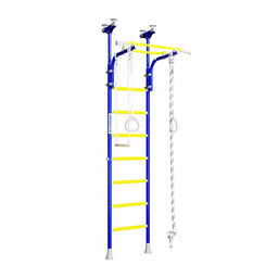 Drabinka gimnastyczna Kometa 5 niebiesko-żółta