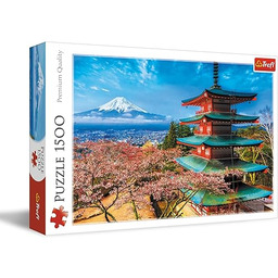 Trefl Góra Fudżi Puzzle 1500 Elementów o Wysokiej