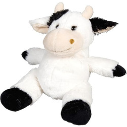 Halbach Seidenbänder Przytulanka krowa pluszowa zabawka super miękka