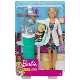 Barbie FXP16 Dentystka Z Pacjentką