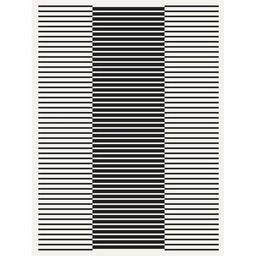 Dywan Casa 120 x 160 cm zebra biało-czarny