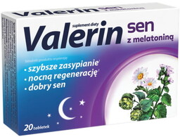Valerin Sen z melatoniną, 20 tabletek