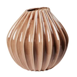 Broste Copenhagen - Wazon ceramiczny Wide 25 cm