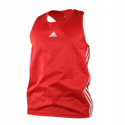 Koszulka bokserska Adidas Iba Czerwony/Biały Rozmiar: Xs