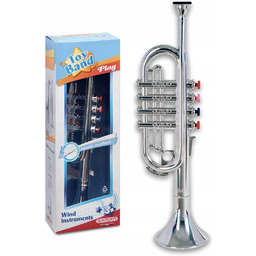 Bontempi 37 cm trąbka z 4 kolorowymi zaworami