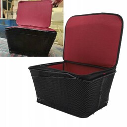 Kosz Rowerowy Koszyk Na Bagażnik Czarny Tylny Tył