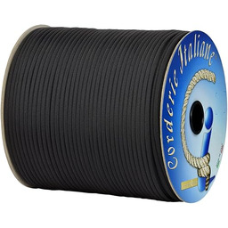 Paracord 550 Type III Basic, czarny 4 mm