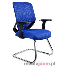 Krzesło biurowe MOBI SKID Unique Niebieski