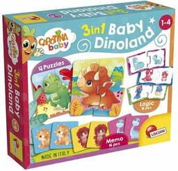 LISCIANI Gra edukacyjna Carotina Dinoland 304-92529