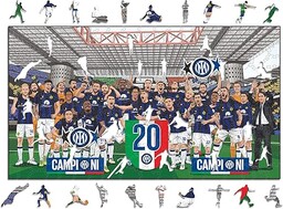 Iconic Puzzles - Drewniane puzzle, wielokolorowe, M, 270