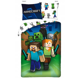 Pościel Minecraft Kilof Tnt Steve Creeper 140X200