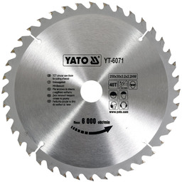 Yato TARCZA WIDIOWA 250X40TX30 MM YT-6071