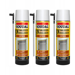 3 x Soudal Piana Pianka Montażowa Dwuskładnikowa 2K
