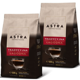Astra Tradycyjna Łagodna 2 x 500g kawa mielona
