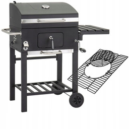 Grill Ogrodowy Carbo Węglowy Ruszt Żeliwny Duży XXL