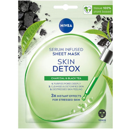 Skin Detox maska w płachcie z serum detoksykującym