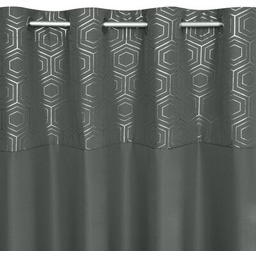 EUROFIRANY Zasłona Dafne 140 x 250 cm Grafitowy
