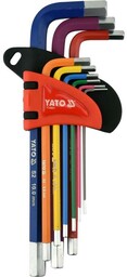 Yato ZESTAW KLUCZY IMBUSOWYCH 1,5-10MM, 9SZT.