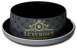Moderna Miska dla kota Trendy Luxurious czarna, 0,735
