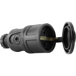 Gniazdo hermetyczne 230V Schuko 2P+Z IP44 16A
