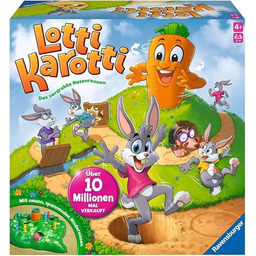 Ravensburger Lotti Karotti Gra Planszowa, Wielokolorowy, od 4