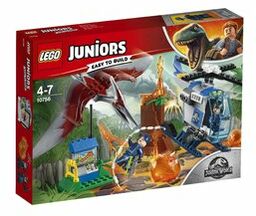 LEGO Juniors, klocki Ucieczka przed pteranodonem, 10756