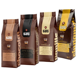 Sati Zestaw kaw mielonych Czekolada, Wanilia, Ciemna, Czekolada,