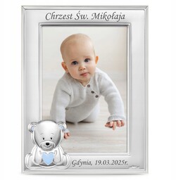 Ramka na Zdjęcia 9x13 Miś Serce Valenti