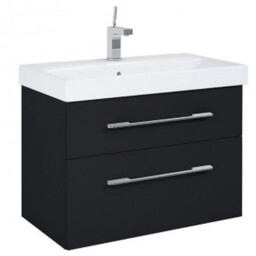 AQUAFORM AQ.401-164349 MADRID Szafka podumywalkowa 80cm, czarny połysk