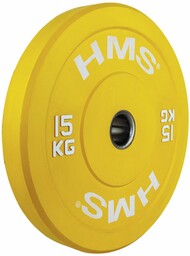 Obciążenie olimpijskie gumowane CBR15 15 kg - HMS