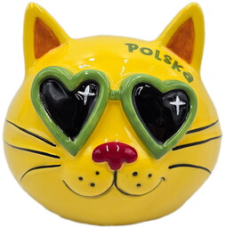 Skarbonka ceramiczna kot Polska