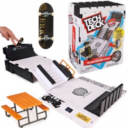 Skatepark Fingerboard Rampa Zestaw Rozkładany Xconnect+ 2 Deskorolki