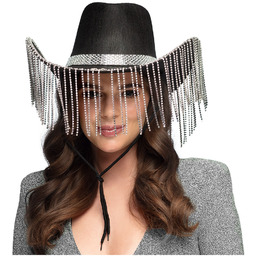 Kapelusz kowbojski Showgirl czarny