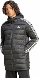adidas Mężczyźni Essentials 3-Stripes Light Down Hooded Parka,