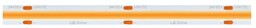 Taśma LED LEDline PRIME COB 18W/m 480 chips/m