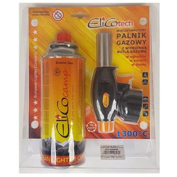 Palnik turystyczny, gazowy ELICOtech z wymiennym gazem 220g