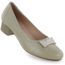 Czółenka damskie oliwkowe Jezzi 200-15
