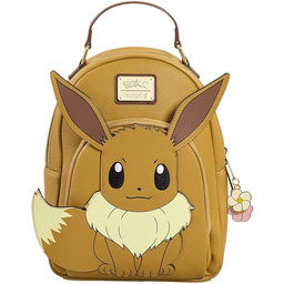 Loungefly Pokemon Eevee Mini plecak, wegańska skóra premium,