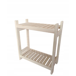 Regał sosnowy modułowy 2 półki 45x80x33 cm