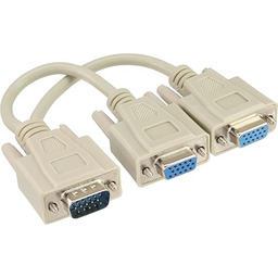 InLine 17307 VGA kabel adaptera Y, wtyczka VGA