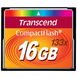 Transcend 16 Gb Cf Compact Flash 133x 30MB/s