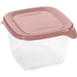 Pojemnik na żywność Curver Fresh&Go kwadratowy 0.45L różowy