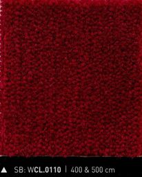 Wykładzina dywanowa WoolClass SB WCL 0110 czerwona