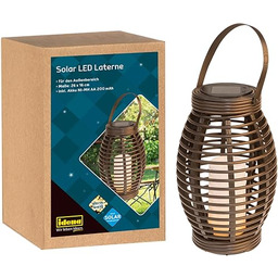 Idena 31243 - Solarny lampion LED z ciepłym